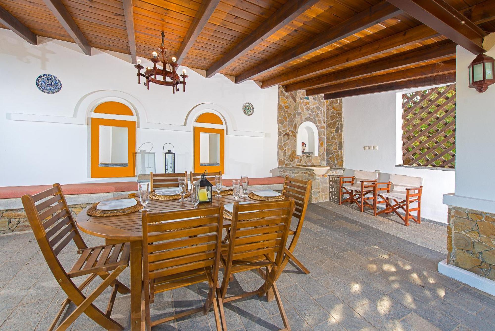 Beachfront Villa Rhodes Seashell Генади Екстериор снимка