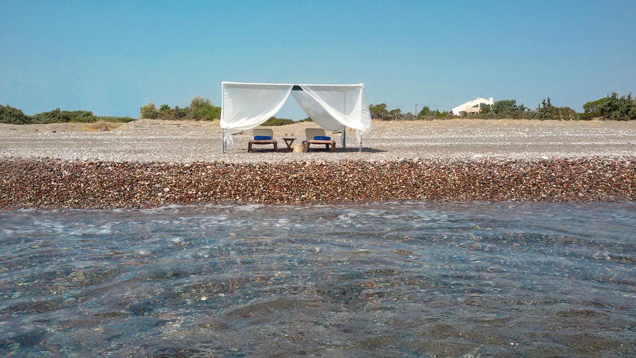Beachfront Villa Rhodes Seashell Генади Екстериор снимка